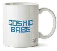 Hippowarehouse Cosmic Babe - Glitter Printed Mug Cup Ceramic 10oz
