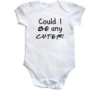 Hippowarehouse Could I BE any CUTER? baby vest bodysuit (short sleeve) boys girls