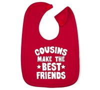 Hippowarehouse Cousins Make The Best Friends Cotton Baby Nursing bib Boys Girls 35cmx22cm
