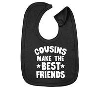 Hippowarehouse Cousins Make The Best Friends Cotton Baby Nursing bib Boys Girls 35cmx22cm