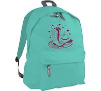 Hippowarehouse Cowgirl hat and boots backpack ruck sack Dimensions: 31 x 42 x 21 cm Capacity: 18 litres