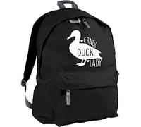HippoWarehouse Crazy Duck Lady Backpack ruck Sack Dimensions: 31 x 42 x 21 cm Capacity: 18 litres