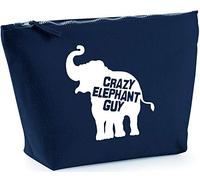 Hippowarehouse Crazy elephant guy printed make up cosmetic wash bag 18x19x9cm