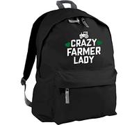 HippoWarehouse Crazy Farmer Lady Backpack ruck Sack Dimensions: 31 x 42 x 21 cm Capacity: 18 litres