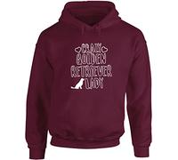 Hippowarehouse Crazy golden retriever lady dog unisex Hoodie hooded top