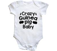 Hippowarehouse Crazy guinea pig baby baby vest bodysuit (short sleeve) boys girls