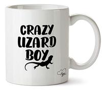 Hippowarehouse Crazy Lizard boy Printed Mug Cup Ceramic 10oz