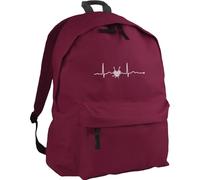 HippoWarehouse Crochet Heart Monitor Backpack ruck Sack Dimensions: 31 x 42 x 21 cm Capacity: 18 litres