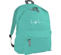 HippoWarehouse Crochet Heart Monitor Backpack ruck Sack Dimensions: 31 x 42 x 21 cm Capacity: 18 litres