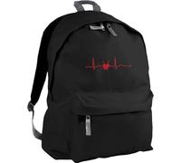 HippoWarehouse Crochet Heart Monitor Backpack ruck Sack Dimensions: 31 x 42 x 21 cm Capacity: 18 litres