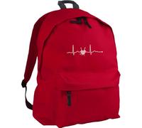 HippoWarehouse Crochet Heart Monitor Backpack ruck Sack Dimensions: 31 x 42 x 21 cm Capacity: 18 litres