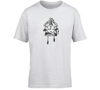 Hippowarehouse Cuckoo Clock Kids Children's Short Sleeve t-Shirt