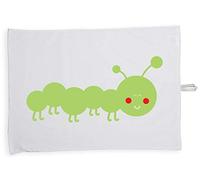 Hippowarehouse Cute Caterpillar Image Tea Towel Eco Printed Dish Cloth Kitchen accessory 50cmx70cm 100% Cotton