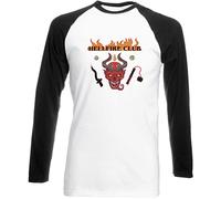 Hippowarehouse D&D Hellfire Group Club Unisex Long Sleeve Baseball Two Tone t-Shirt