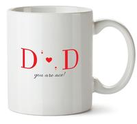 Hippowarehouse dad You are ace Printed Mug Various Colour Options Ceramic Cup Kitchenware 10oz