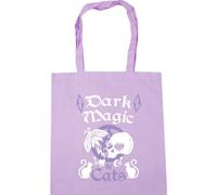 Hippowarehouse Dark Magic & Cats Witch Pastel Goth Tote Shopping Gym Beach Bag 42cm x38cm, 10 litres