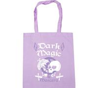 Hippowarehouse Dark Magic & Mascara Witch Pastel Goth Tote Shopping Gym Beach Bag 42cm x38cm, 10 litres