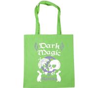 Hippowarehouse Dark Magic & Rabbits Witch Pastel Goth Tote Shopping Gym Beach Bag 42cm x38cm, 10 litres
