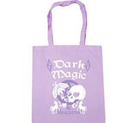Hippowarehouse Dark Magic & Unicorns Witch Pastel Goth Tote Shopping Gym Beach Bag 42cm x38cm, 10 litres