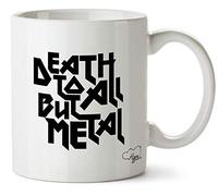 Hippowarehouse Death to All but Metal Printed Mug Cup Ceramic 10oz