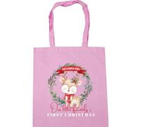 Hippowarehouse December 2025 Our little family's first Christmas Tote Shopping Gym Beach Bag 42cm x38cm, 10 litres