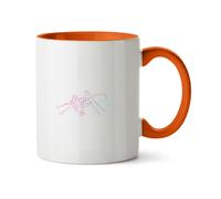 Hippowarehouse Demon Hunter Trio Girl Squad Edgy K-pop Graphic Printed Mug Various Colour Options Ceramic Cup Kitchenware 11oz