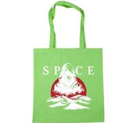 Hippowarehouse Desert Planet Sci Fi Inspired Hooded Blue Eyed Wanderer Graphic Tote Shopping Gym Beach Bag 42cm x38cm, 10 litres