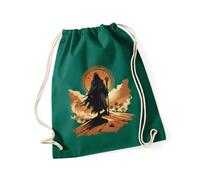 Hippowarehouse Desert Prophet Retro Sci Fi Illustration Desert Spice Legacy Drawstring Cotton School Gym Bag 37cm x 46cm, 12 litres