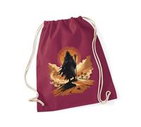 Hippowarehouse Desert Prophet Retro Sci Fi Illustration Desert Spice Legacy Drawstring Cotton School Gym Bag 37cm x 46cm, 12 litres