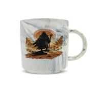 Hippowarehouse Desert Prophet Retro Sci Fi Illustration Desert Spice Legacy Printed Mug Various Colour Options Ceramic Cup Kitchenware 11oz