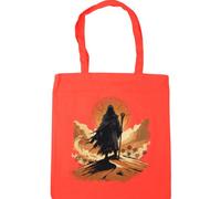 Hippowarehouse Desert Prophet Retro Sci Fi Illustration Desert Spice Legacy Tote Shopping Gym Beach Bag 42cm x38cm, 10 litres