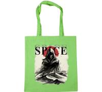 Hippowarehouse Desert Spice Sci Fi Inspired Hooded Blue Eyed Wanderer Graphic Tote Shopping Gym Beach Bag 42cm x38cm, 10 litres