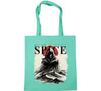 Hippowarehouse Desert Spice Sci Fi Inspired Hooded Blue Eyed Wanderer Graphic Tote Shopping Gym Beach Bag 42cm x38cm, 10 litres