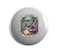 Hippowarehouse Dice Goblin, I own many Shinies Badge Various Sizes 38mm 50mm 75mm