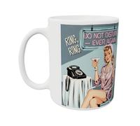 Hippowarehouse Do not Disturb wrap Printed Mug Various Colour Options Ceramic Cup Kitchenware 11oz