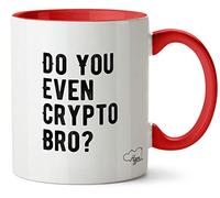 Hippowarehouse Do You Even Crypto Bro? Printed Mug Various Colour Options Ceramic Cup Kitchenware 11oz
