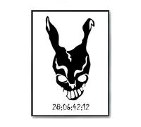 Hippowarehouse Donnie Darko Frank Mask Countdown Printed Poster A4 Wall Art Design Classroom Room Gym Office DÃƒ©cor