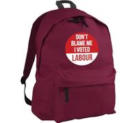 HippoWarehouse Don't Blame me, I Voted Labour Backpack ruck Sack Dimensions: 31 x 42 x 21 cm Capacity: 18 litres