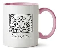 Hippowarehouse Don't get Lost Printed Mug Various Colour Options Ceramic Cup Kitchenware 11oz