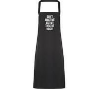 Hippowarehouse Don't Make Me Use My Theatre Voice Apron kitchen cooking painting DIY onesize adult