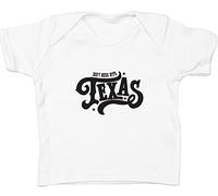 Hippowarehouse Don't Mess with Texas Baby Unisex t-Shirt Short Sleeve White