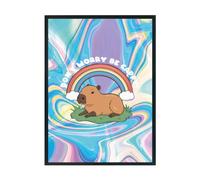 Hippowarehouse Don't worry be cappy! Printed Poster A3 Wall Art Design Classroom Room Gym Office Décor