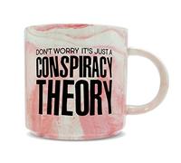 Hippowarehouse Don't Worry It's Just A Conspiracy Theory Printed Mug Various Colour Options Ceramic Cup Kitchenware 11oz