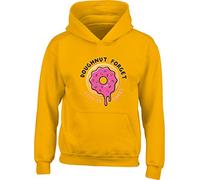 Hippowarehouse Doughnut Forget That Life is Sweet Kids Children's Unisex Hoodie Hooded top