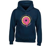 Hippowarehouse Doughnut Forget That Life is Sweet Kids Children's Unisex Hoodie Hooded top