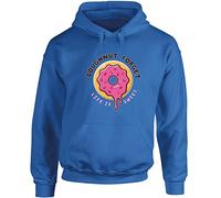 Hippowarehouse Doughnut Forget That Life is Sweet Unisex Hoodie Hooded top (Specific Size Guide in Description)