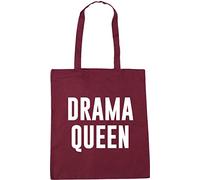 Hippowarehouse Drama Queen Tote Shopping Gym Beach Bag 42cm x38cm, 10 litres