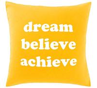 Hippowarehouse Dream Believe Achieve Printed bedroom accessory cushion cover case 41x41cm
