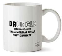 Hippowarehouse Druncle Like A Normal Uncle Printed Mug Cup Ceramic 10oz