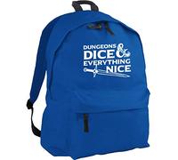 HippoWarehouse Dungeons & dice & Everything Nice Backpack ruck Sack Dimensions: 31 x 42 x 21 cm Capacity: 18 litres